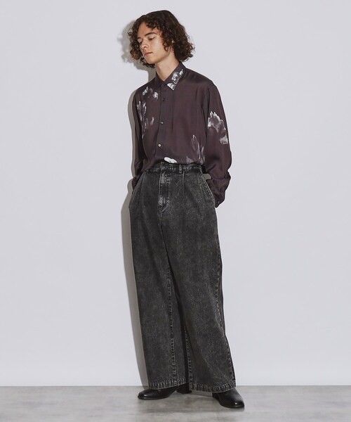 tk.TAKEO KIKUCHI(ティーケータケオキクチ)の「◆ヴィンテージライクワイドデニムパンツ(デニムパンツ・メンズ・ホワイト/ブラック/ブルー系その他/ブラック系/ブラック系1/ブルー系/ブルー系1・01/02/03)」の11枚目の写真