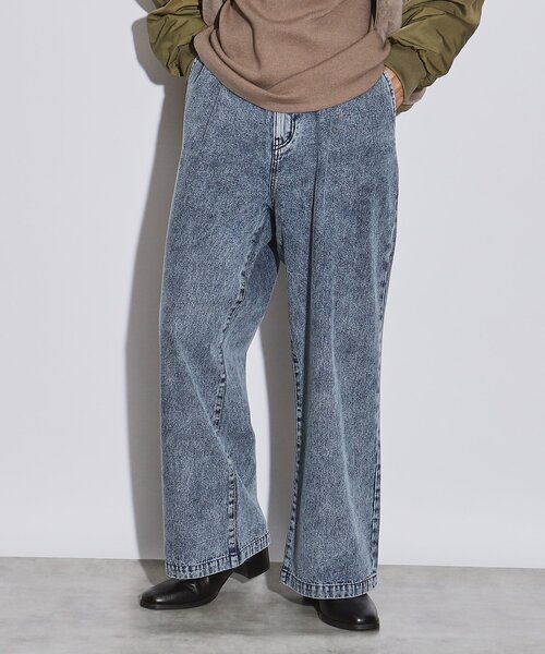 tk.TAKEO KIKUCHI(ティーケータケオキクチ)の「◆ヴィンテージライクワイドデニムパンツ(デニムパンツ・メンズ・ホワイト/ブラック/ブルー系その他/ブラック系/ブラック系1/ブルー系/ブルー系1・01/02/03)」の20枚目の写真