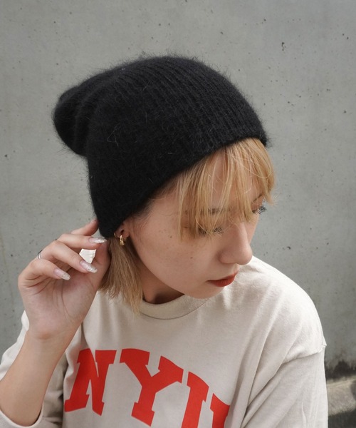 セール】【 Jelly moo / ジェリームー 】 アンゴラ混 シャギー ニット