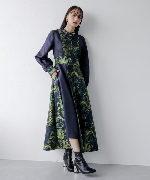 HARE（ハレ）の「ガラキリカエデザインワンピース（ワンピース）」 - WEAR