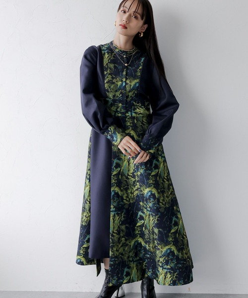 HARE（ハレ）の「ガラキリカエデザインワンピース（ワンピース）」 - WEAR