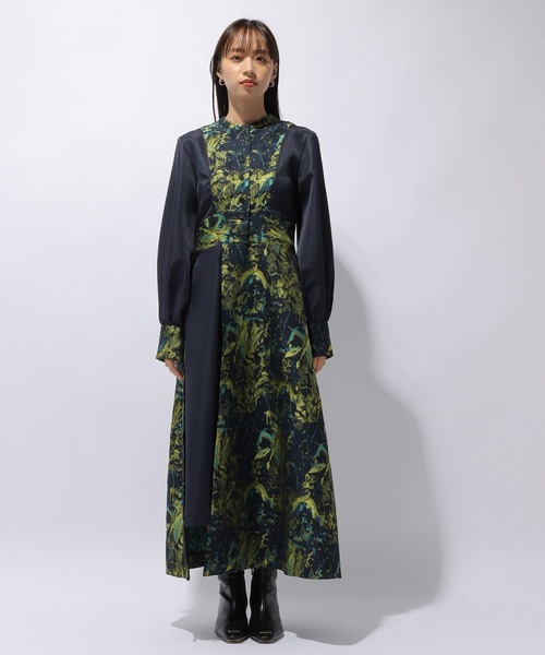 美品 HARE ガラキリカエデザインワンピース