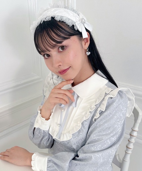 Honey Cinnamon（ハニーシナモン）の「ヘッドドレスカチューシャ（カチューシャ・レディース・ホワイト/ブラック・FREE）」の11枚目の写真