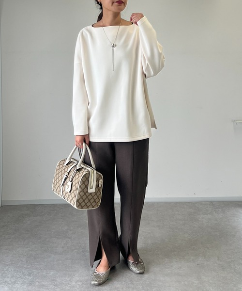 U（ユー）の「【U(ユー) - Julia(ジュリア)】/ジャガードボストンバッグ（ボストンバッグ・レディース・ベージュ・FREE）」の14枚目の写真