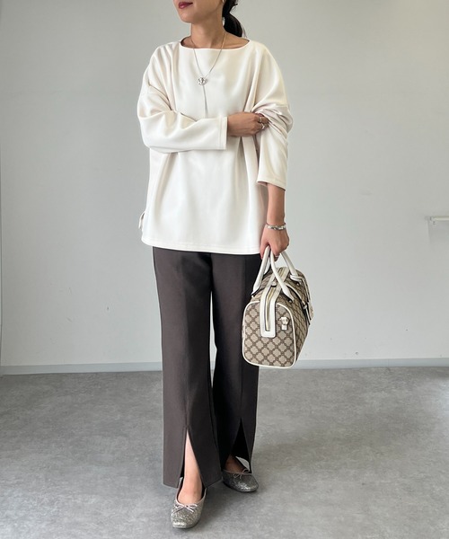 U（ユー）の「【U(ユー) - Julia(ジュリア)】/ジャガードボストンバッグ（ボストンバッグ・レディース・ベージュ・FREE）」の15枚目の写真