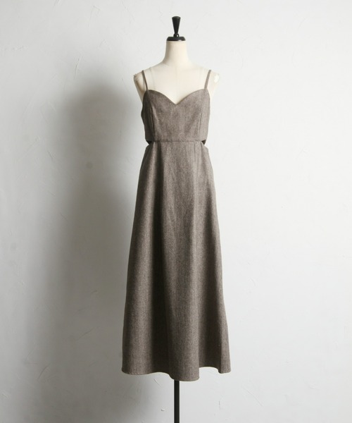 カットワークコットンキャミワンピ カットワークコットンキャミワンピ（ワンピース）｜SLOBE IENA