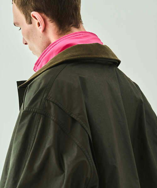 DAIWA PIER39（ダイワピア39）の「DAIWA PIER39　TECH BRITISH HUNTER COAT（その他アウター・メンズ・ブラック/オリーブ・MEDIUM/LARGE）」の14枚目の写真