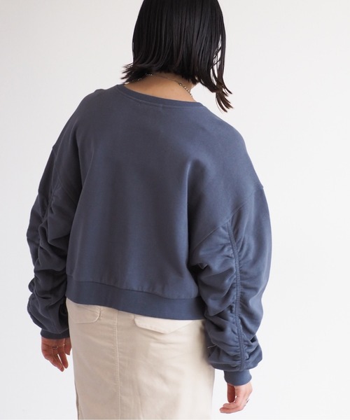 cepo（セポ）の「ソデギャザースウェット（スウェット・レディース・ベージュ/オフホワイト/ブルー・M）」の16枚目の写真