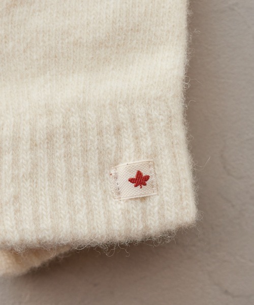 pomiii（ポミー）の「ニット手袋（手袋・レディース・アイボリー/ベージュ・FREE）」の7枚目の写真