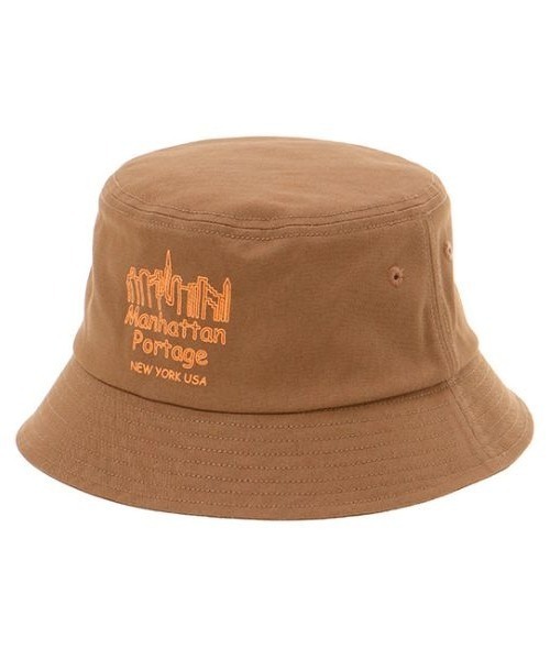 Manhattan Portage（マンハッタンポーテージ）の「Manhattan Portage/マンハッタンポーテージ ハット PRINT BUCKET HAT MP212（ハット・メンズ・ブラック/ブラウン/オフホワイト・FREE）」の3枚目の写真