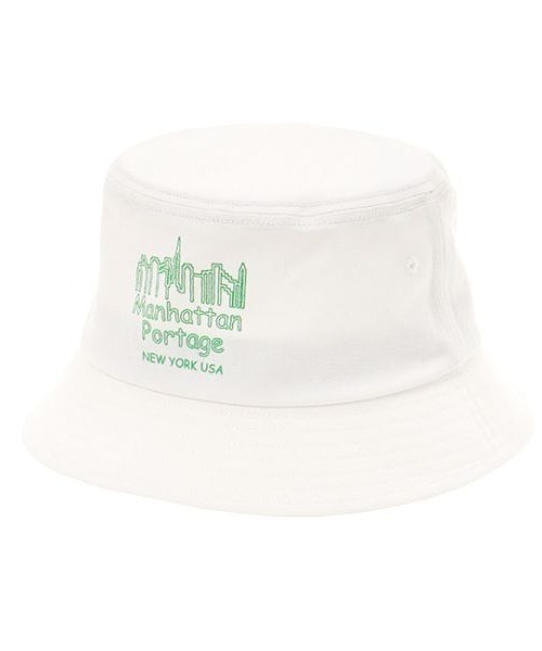 Manhattan Portage（マンハッタンポーテージ）の「Manhattan Portage/マンハッタンポーテージ ハット PRINT BUCKET HAT MP212（ハット・メンズ・ブラック/ブラウン/オフホワイト・FREE）」の2枚目の写真