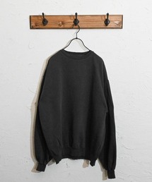 裏起毛 ピグメントダメージクルー