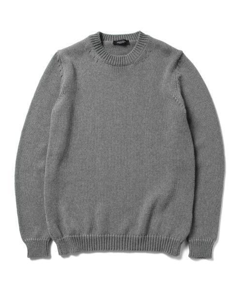 ROBERTO COLLINA（ロベルトコリーナ）の「ROBERTO COLLINA / MID-G CREW NECK（ニット/セーター・メンズ・ライトグレー/ブラック/ネイビー・44/48/46）」の10枚目の写真