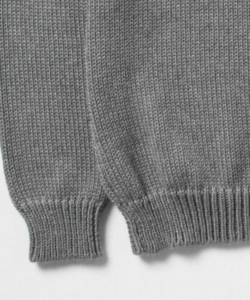 ROBERTO COLLINA（ロベルトコリーナ）の「ROBERTO COLLINA / MID-G CREW NECK（ニット/セーター・メンズ・ライトグレー/ブラック/ネイビー・44/48/46）」の17枚目の写真