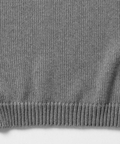 ROBERTO COLLINA（ロベルトコリーナ）の「ROBERTO COLLINA / MID-G CREW NECK（ニット/セーター・メンズ・ライトグレー/ブラック/ネイビー・44/48/46）」の16枚目の写真
