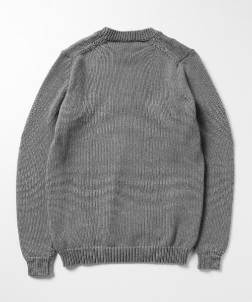ROBERTO COLLINA（ロベルトコリーナ）の「ROBERTO COLLINA / MID-G CREW NECK（ニット/セーター・メンズ・ライトグレー/ブラック/ネイビー・44/48/46）」の15枚目の写真