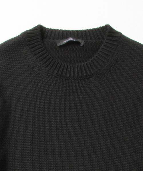 ROBERTO COLLINA（ロベルトコリーナ）の「ROBERTO COLLINA / MID-G CREW NECK（ニット/セーター・メンズ・ライトグレー/ブラック/ネイビー・44/48/46）」の14枚目の写真