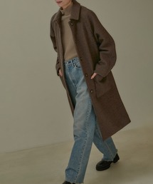 SALON adam et rope' | 【WEB限定】ループカットコートロングコート(その他アウター)