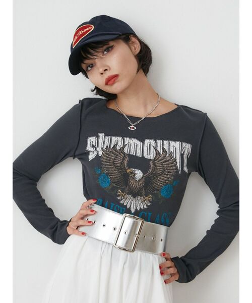 jouetie（ジュエティ）の「ワイドハトメベルト（ベルト・レディース・ブラック/シルバー・FREE）」の7枚目の写真