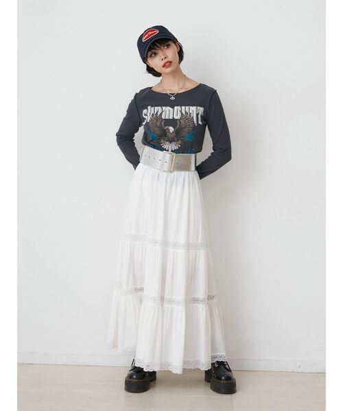 jouetie（ジュエティ）の「ワイドハトメベルト（ベルト・レディース・ブラック/シルバー・FREE）」の9枚目の写真