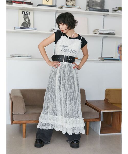 jouetie（ジュエティ）の「ワイドハトメベルト（ベルト・レディース・ブラック/シルバー・FREE）」の14枚目の写真