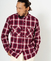 BIG MIKE（ビッグマイク）の「BIG MIKE ビックマイク / 26春夏新作 オンブレチェック ライトネルシャツ //// 102615100 102615101 102615102 102615103 102515007 102335700（シャツ/ブラウス）」