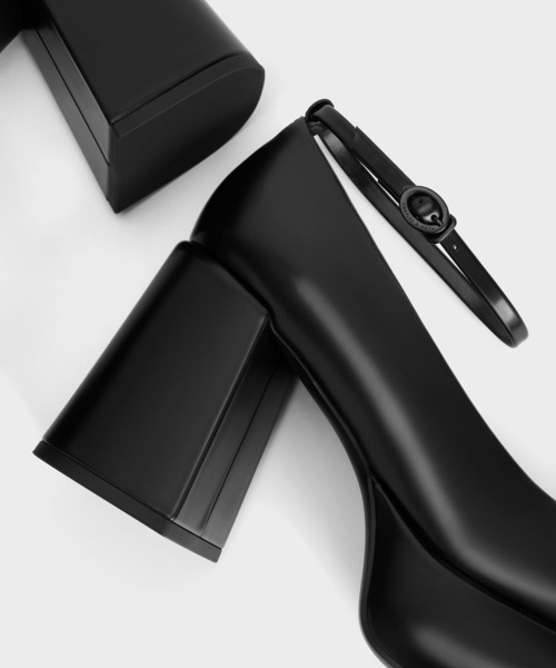 【セール】Monique モニーク アンクルストラッププラットフォームパンプス（パンプス）｜CHARLES & KEITH（チャールズ & キース）