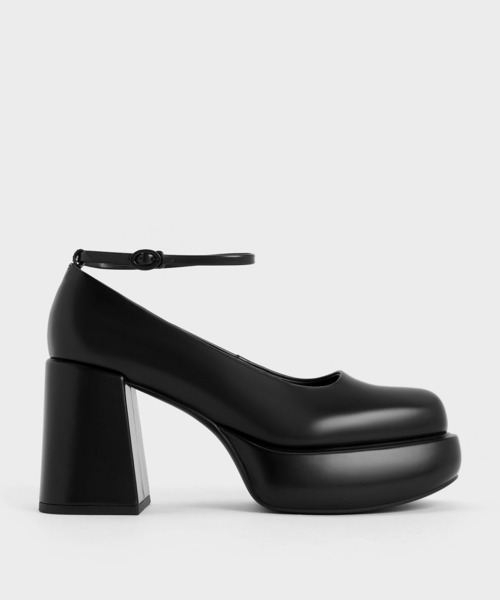 【セール】Monique モニーク アンクルストラッププラットフォームパンプス（パンプス）｜CHARLES & KEITH（チャールズ & キース）