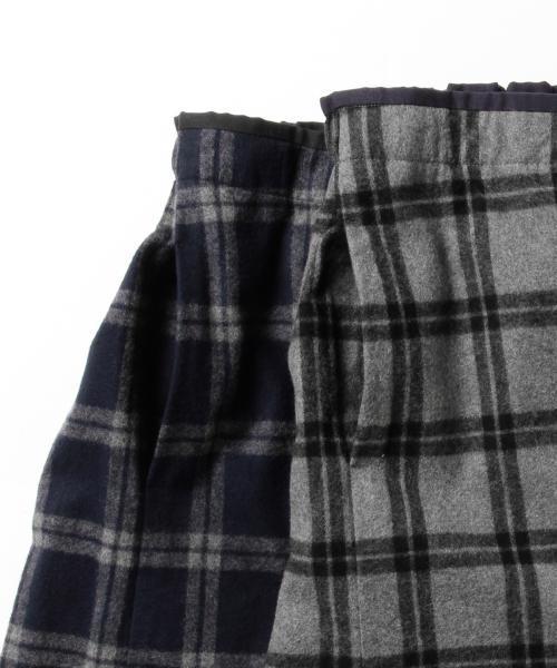 BEAMS BOY（ビームスボーイ）の「BEAMS BOY / シャギー チェック キュロット （その他パンツ・レディース・グレー/ネイビー・ONE SIZE）」の12枚目の写真