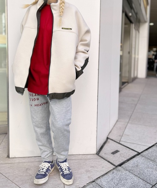 GREEN BOWL（グリーンボウル）の「【日本製】グリーンボウル【GREEN BOWL】7.7oz Dry Sweat Pants（スウェットパンツ・レディース・杢グレー/ネイビー・M/S）」の14枚目の写真