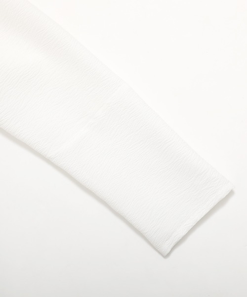 O.S.K（オーエスケー）の「[O.S.K]ギャザー ブラウス（シャツ/ブラウス・レディース・ブラック/ホワイト・L/M）」の9枚目の写真