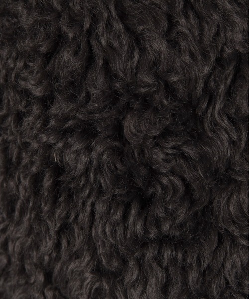 Olu.（オルドット）の「カーリングボアジレ（ベスト・レディース・グレー/チャコールグレー/アイボリー・FREE）」の15枚目の写真