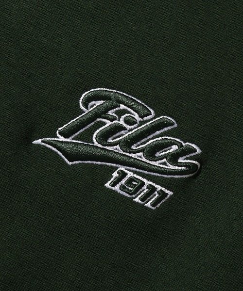 FILA（フィラ）の「【FILA/フィラ】3D刺繍 ハーフジップ プルオーバー（スウェット・メンズ・グリーン/ブラック/ネイビー・L/LL/M）」の11枚目の写真