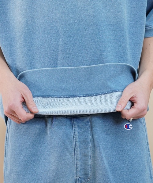 champion *インディゴ染めスウェットスカート＊チャンピオン Champion チャンピオン パーカー champion インディゴ染め 長袖