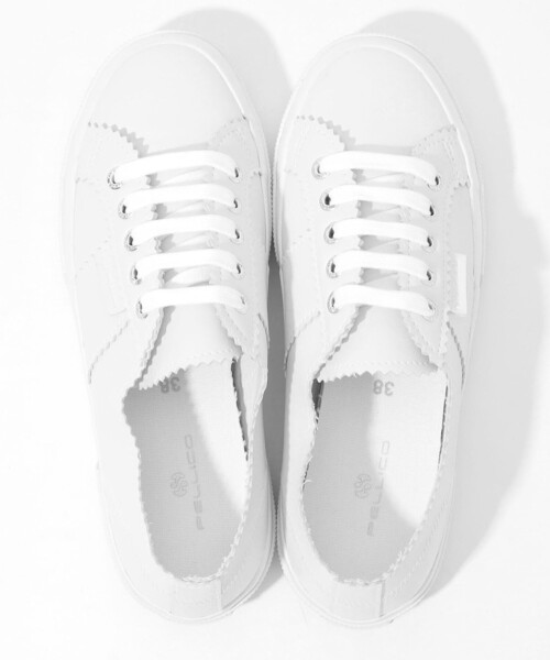 TOMORROWLAND （トゥモローランド）の「■■■受注生産予約品番のため【受注生産】PELLICO×SUPERGA 撥水 限定スニーカー 2.0cm WHITE（スニーカー・レディース・ホワイト・41/40/39/38/37/36/35）」の5枚目の写真
