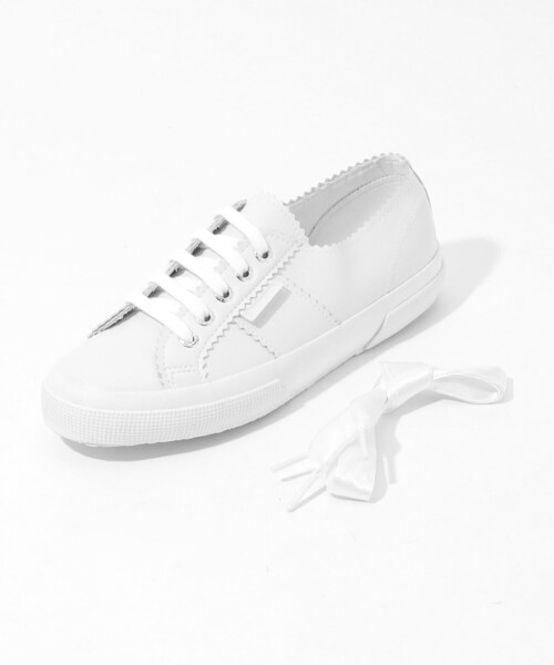 TOMORROWLAND （トゥモローランド）の「■■■受注生産予約品番のため【受注生産】PELLICO×SUPERGA 撥水 限定スニーカー 2.0cm WHITE（スニーカー・レディース・ホワイト・41/40/39/38/37/36/35）」の4枚目の写真