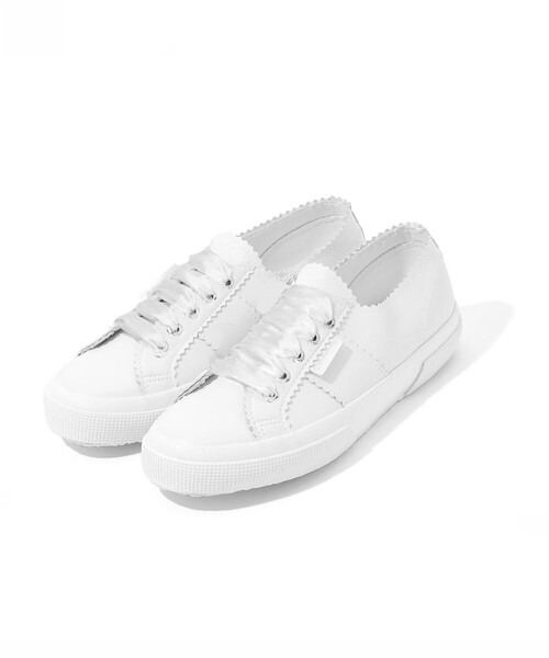 TOMORROWLAND （トゥモローランド）の「■■■受注生産予約品番のため【受注生産】PELLICO×SUPERGA 撥水 限定スニーカー 2.0cm WHITE（スニーカー・レディース・ホワイト・41/40/39/38/37/36/35）」の3枚目の写真