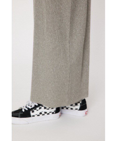 RODEO CROWNS WIDE BOWL（ロデオクラウンズワイドボウル）の「メタリック リブニット スカート（スカート・レディース・杢グレー/ライトイエロー/チャコールグレー・FREE）」の12枚目の写真