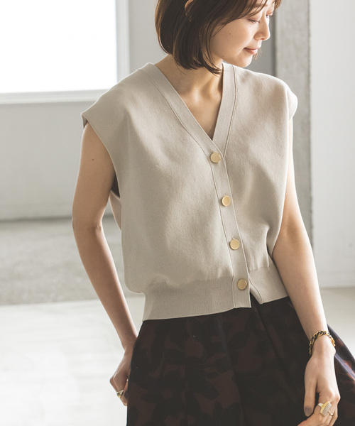 Noble（ノーブル）の「CO/PE ニットベスト（ベスト）」 - WEAR