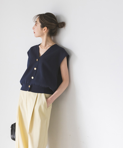 NOBLE/CO/PE ニットベスト CO/PE ニットベスト | ノーブル(Noble) | マルイウェブチャネル