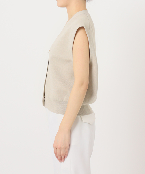 Noble（ノーブル）の「CO/PE ニットベスト（ベスト）」 - WEAR