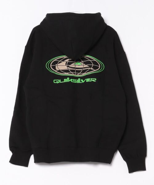 Quiksilver(クイックシルバー)の「ON THE GRID HOODIE/クイックシルバーバックプリントジップアップパーカー・フーディー(スウェット・メンズ・グレー/ブラック・MEDIUM/LARGE/X-LARGE)」の4枚目の写真