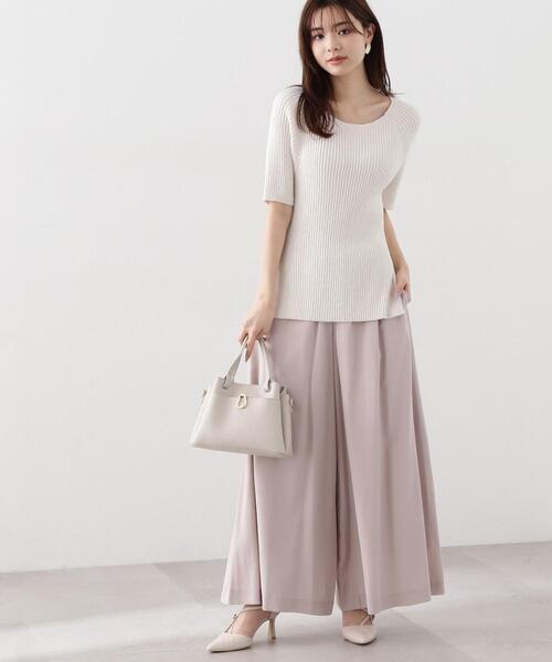 PROPORTION BODY DRESSING(プロポーションボディドレッシング)の「ギャザーガウチョパンツ / 1214130301(その他パンツ・レディース・ブラック/ベージュ/パープル・MEDIUM/SMALL)」の14枚目の写真