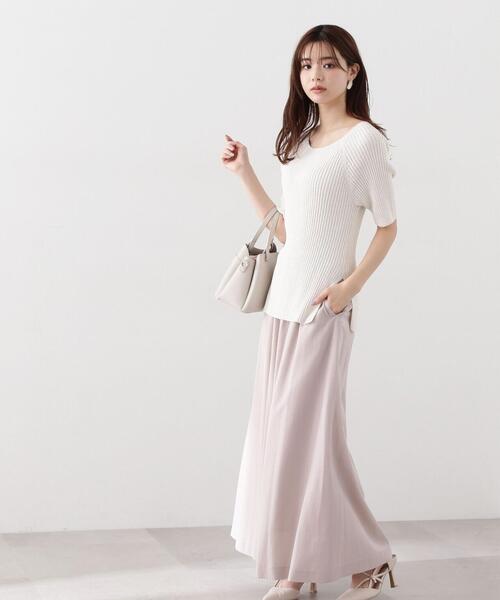 PROPORTION BODY DRESSING(プロポーションボディドレッシング)の「ギャザーガウチョパンツ / 1214130301(その他パンツ・レディース・ブラック/ベージュ/パープル・MEDIUM/SMALL)」の16枚目の写真