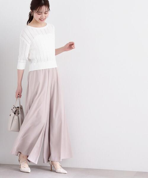 PROPORTION BODY DRESSING(プロポーションボディドレッシング)の「ギャザーガウチョパンツ / 1214130301(その他パンツ・レディース・ブラック/ベージュ/パープル・MEDIUM/SMALL)」の20枚目の写真