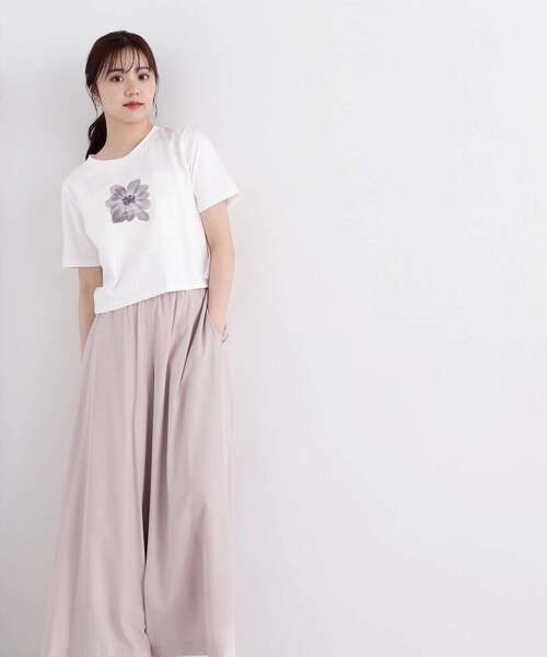 PROPORTION BODY DRESSING(プロポーションボディドレッシング)の「ギャザーガウチョパンツ / 1214130301(その他パンツ・レディース・ブラック/ベージュ/パープル・MEDIUM/SMALL)」の21枚目の写真