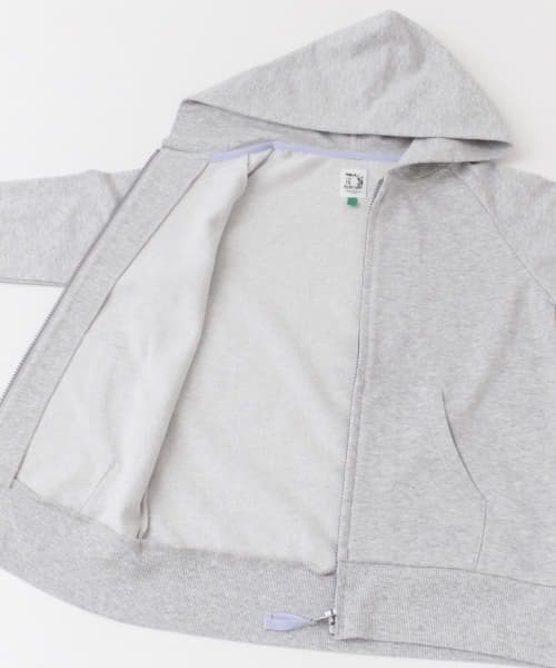 URBAN RESEARCH DOORS（アーバンリサーチドアーズ）の「裏毛ジップパーカー(KIDS)（パーカー・キッズ・ブルー/グレー・150）」の4枚目の写真