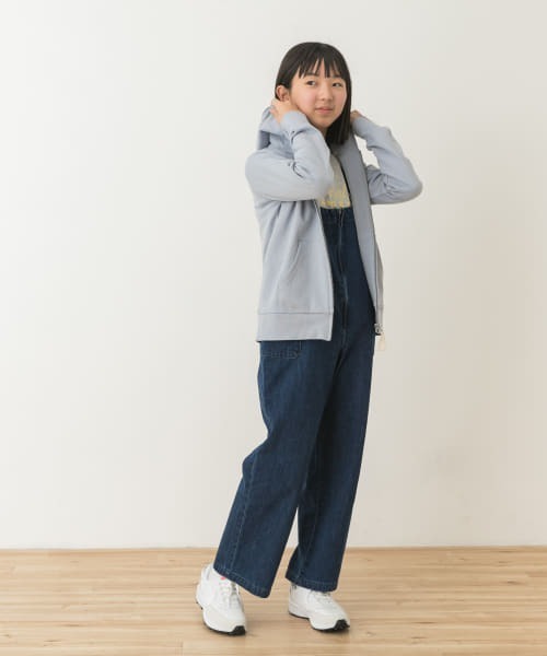 URBAN RESEARCH DOORS（アーバンリサーチドアーズ）の「裏毛ジップパーカー(KIDS)（パーカー・キッズ・ブルー/グレー・150）」の18枚目の写真