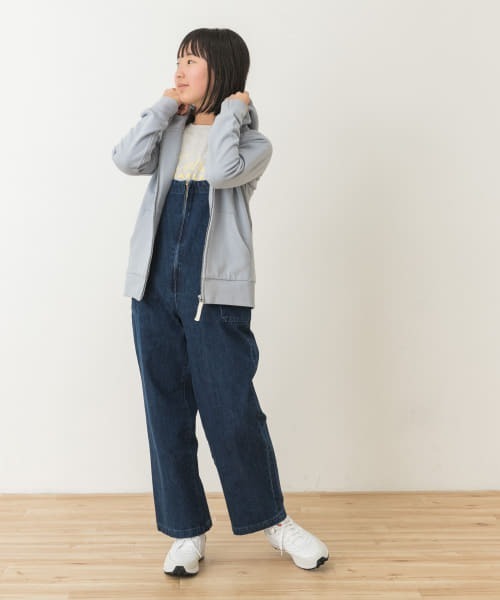 URBAN RESEARCH DOORS（アーバンリサーチドアーズ）の「裏毛ジップパーカー(KIDS)（パーカー・キッズ・ブルー/グレー・150）」の19枚目の写真