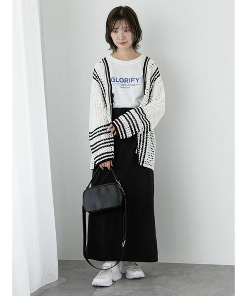 Samansa Mos2 blue(サマンサモスモスブルー)の「ワイドベルトショルダーバッグ(ハンドバッグ・レディース・キナリ/モカ/ブラック・F)」の5枚目の写真